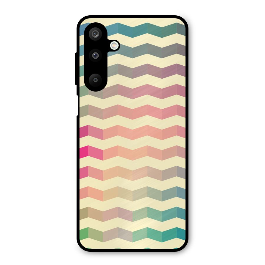 Seamless ZigZag Design Metal Back Case for Galaxy M16