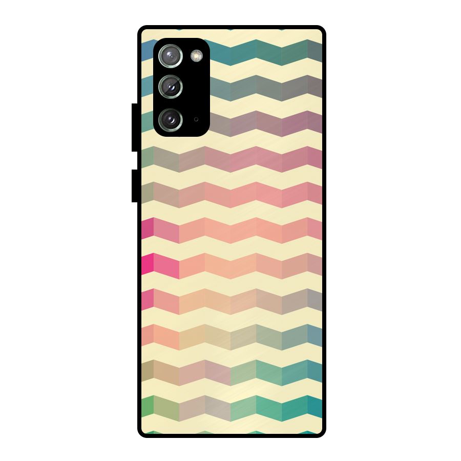 Seamless ZigZag Design Metal Back Case for Galaxy Note 20