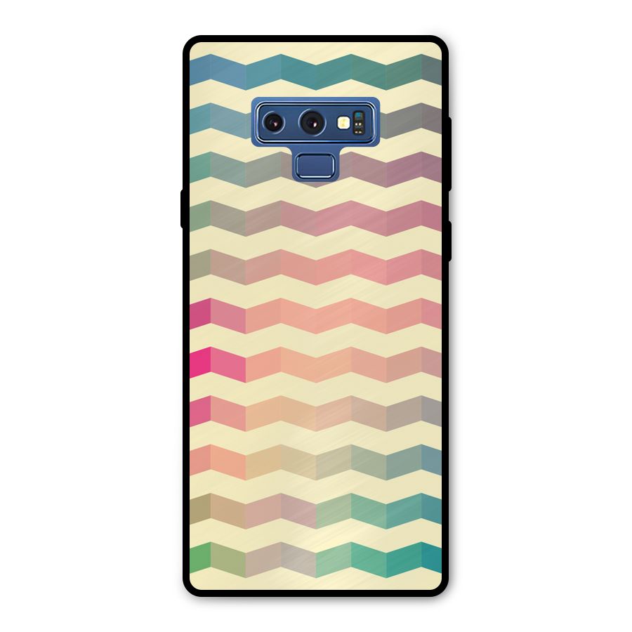 Seamless ZigZag Design Metal Back Case for Galaxy Note 9