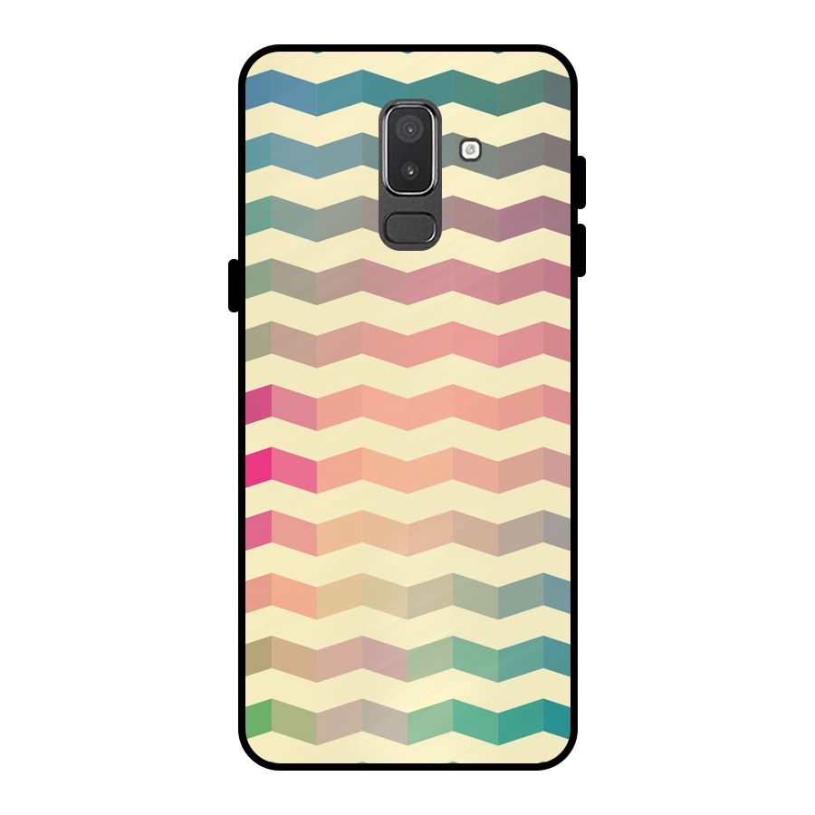 Seamless ZigZag Design Metal Back Case for Galaxy On8 (2018)