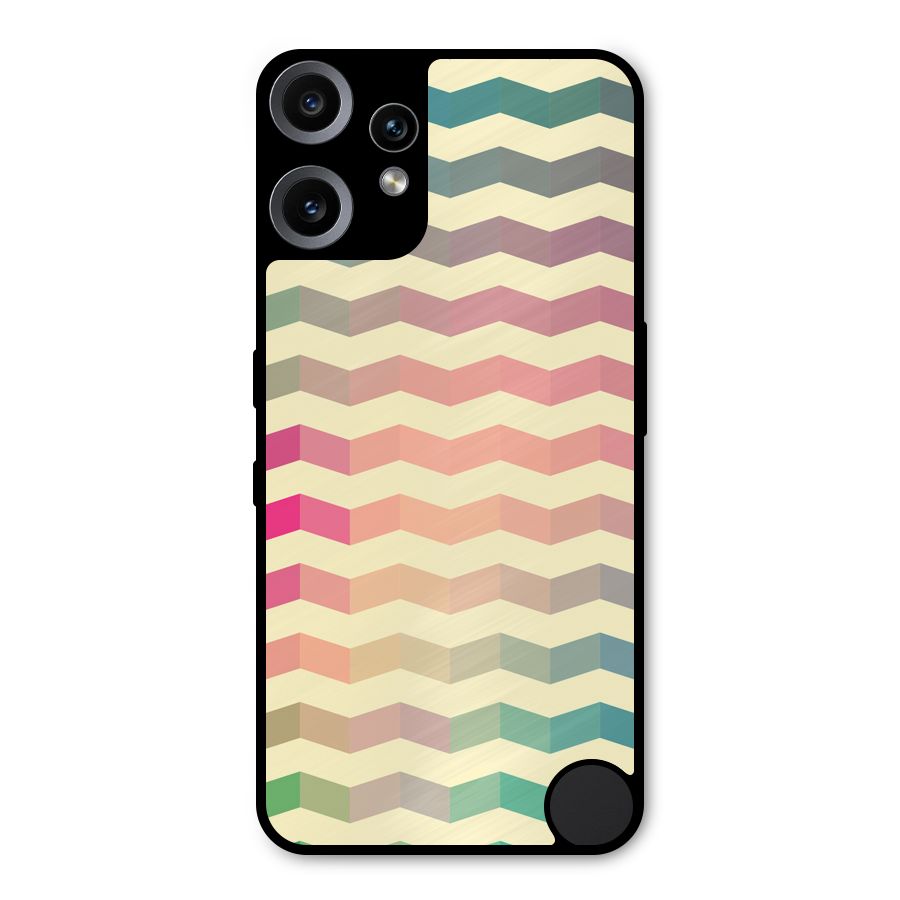 Seamless ZigZag Design Metal Back Case for Nothing CMF Phone 2 Pro