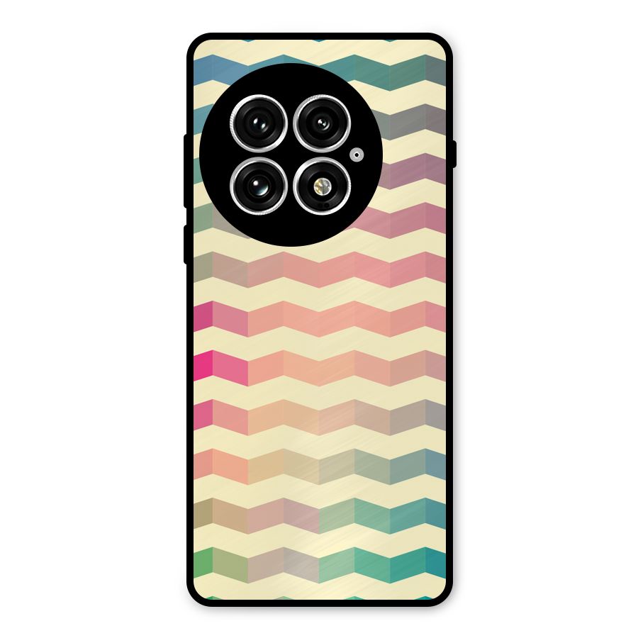 Seamless ZigZag Design Metal Back Case for OnePlus 13