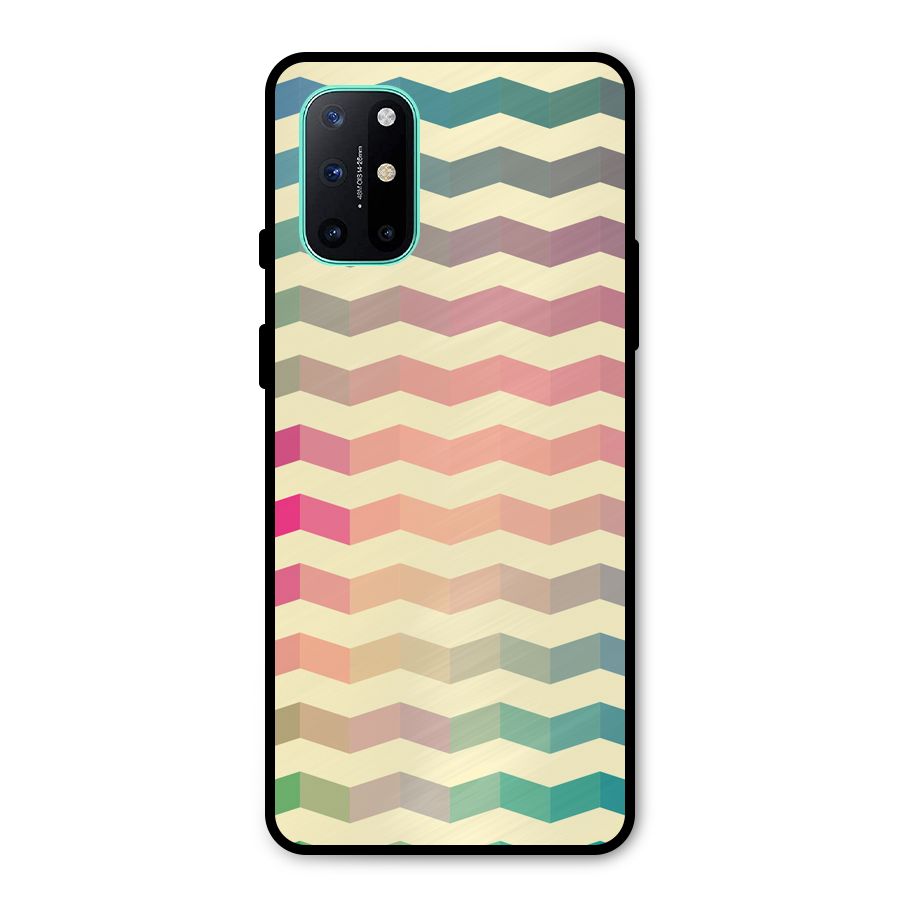 Seamless ZigZag Design Metal Back Case for OnePlus 8T