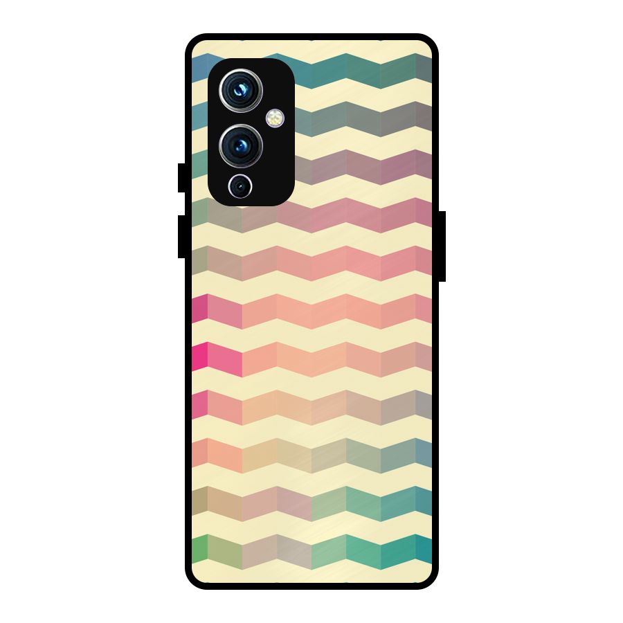 Seamless ZigZag Design Metal Back Case for OnePlus 9
