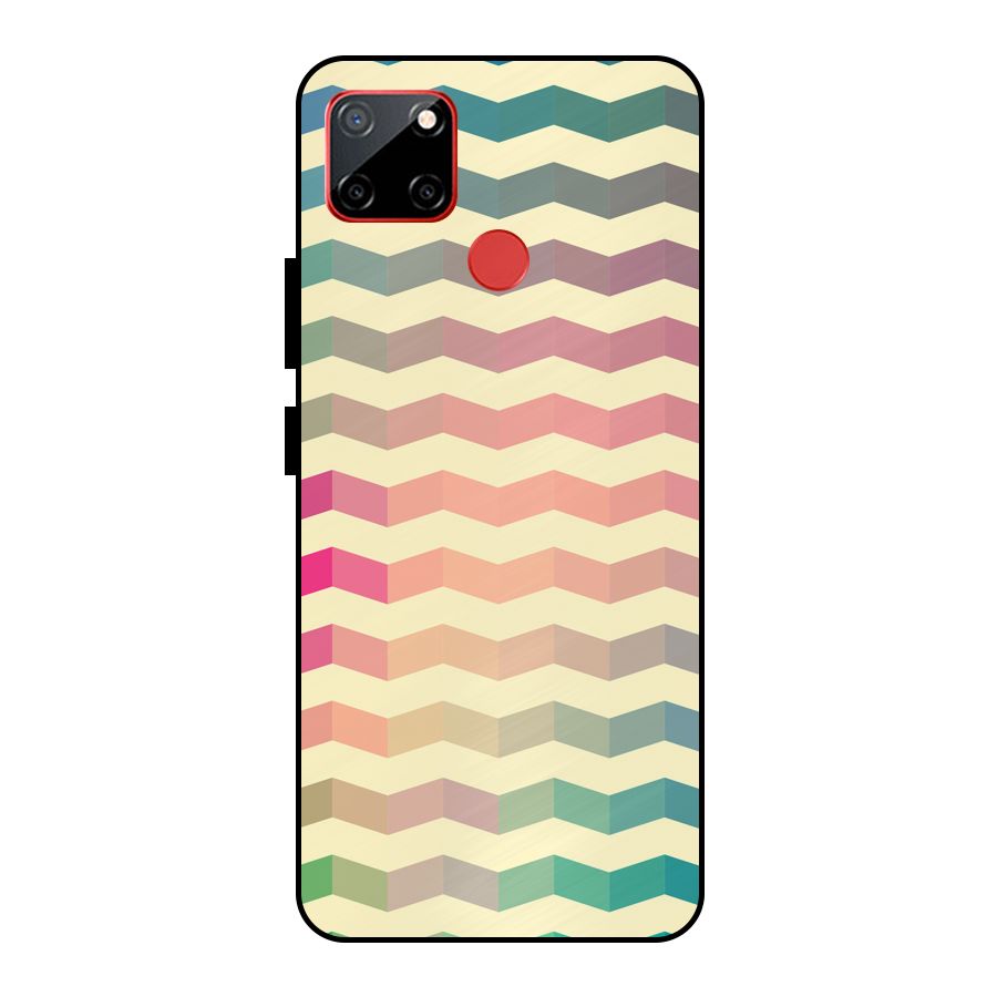 Seamless ZigZag Design Metal Back Case for Realme C12