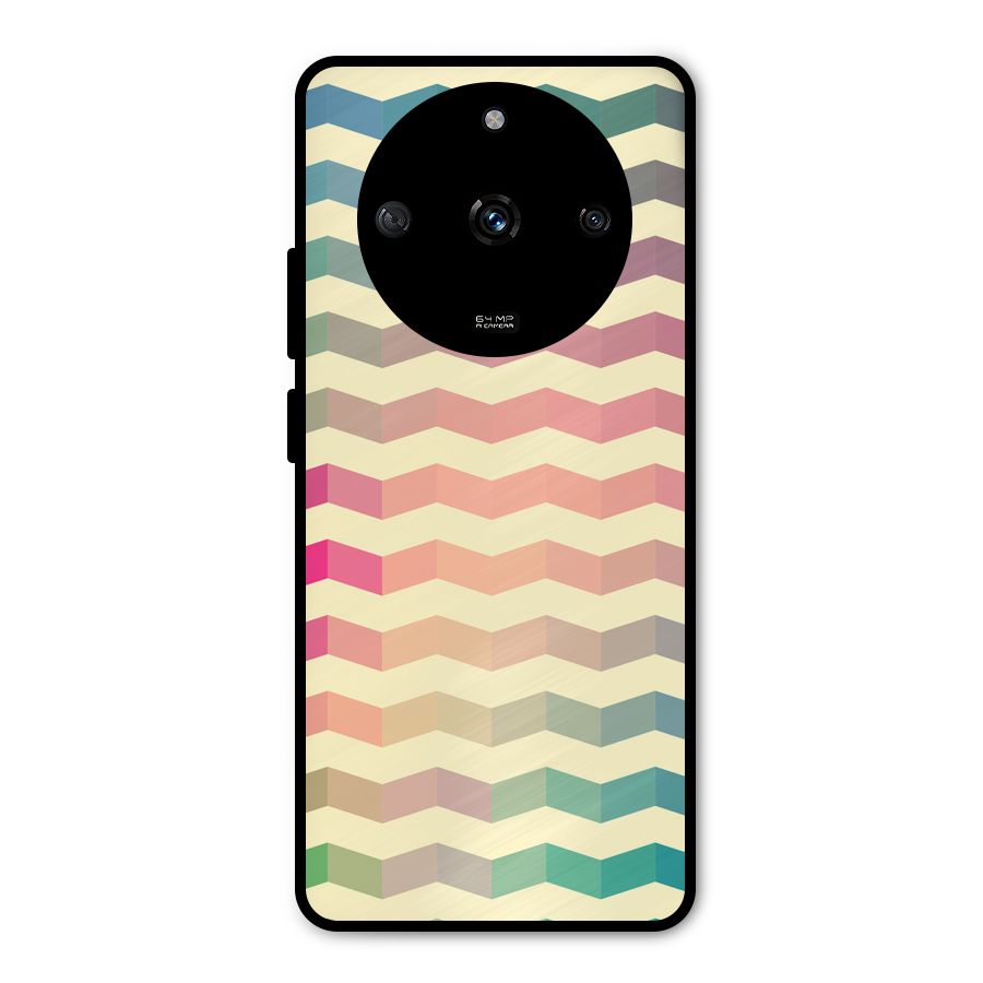Seamless ZigZag Design Metal Back Case for Realme Narzo 60 5G