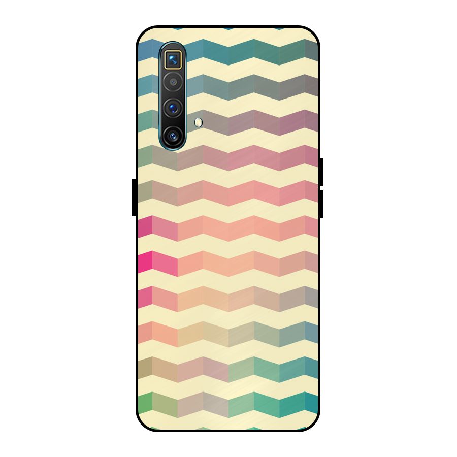 Seamless ZigZag Design Metal Back Case for Realme X3 SuperZoom