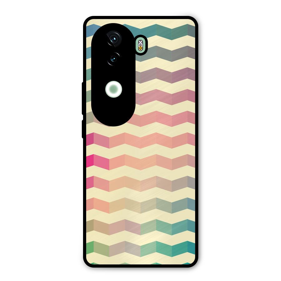 Seamless ZigZag Design Metal Back Case for Vivo V40e