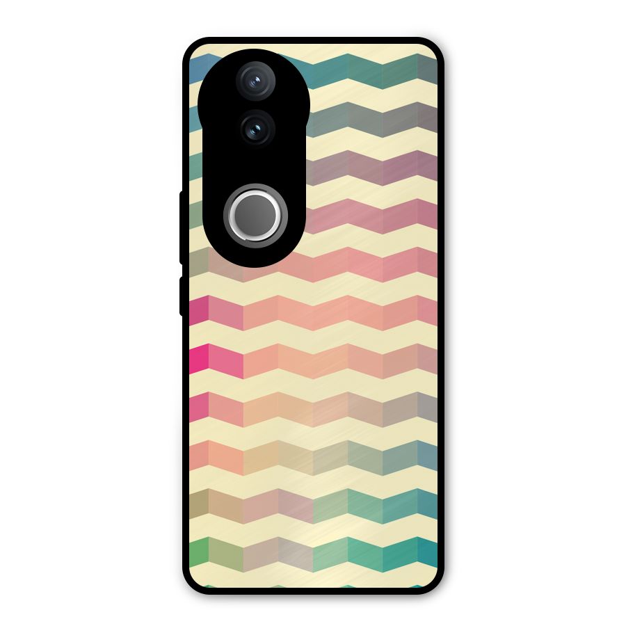Seamless ZigZag Design Metal Back Case for Vivo V50e