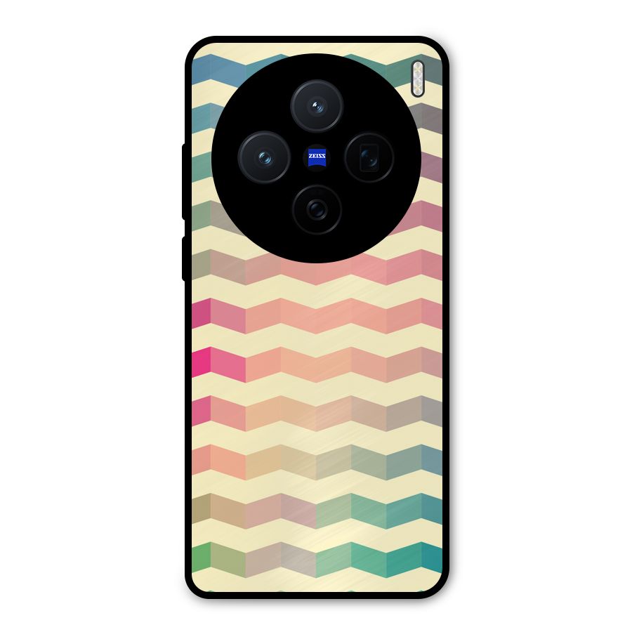 Seamless ZigZag Design Metal Back Case for Vivo X200
