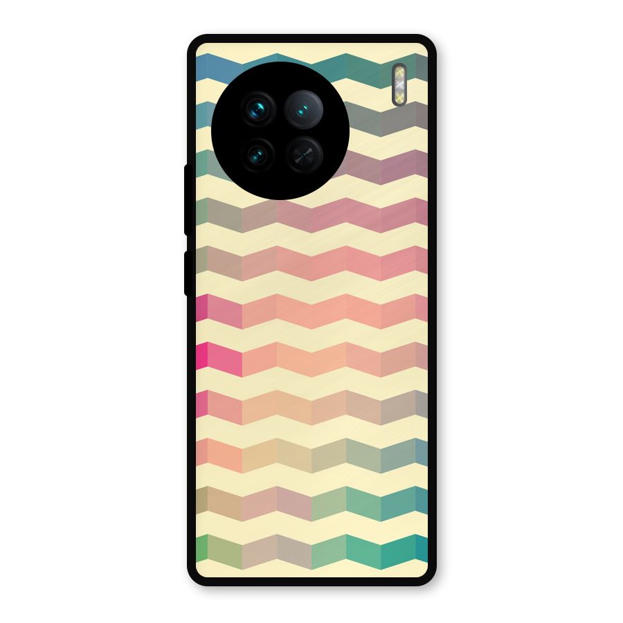 Seamless ZigZag Design Metal Back Case for Vivo X90