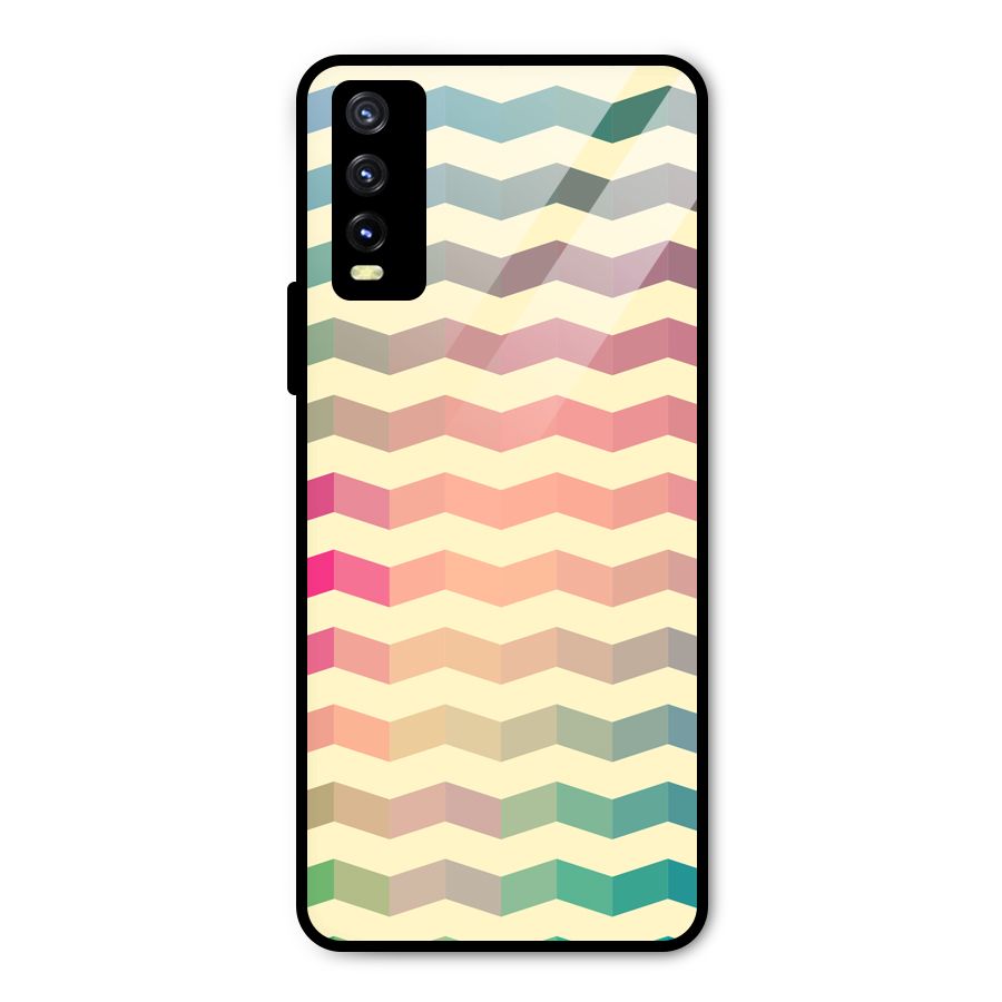 Seamless ZigZag Design Metal Back Case for Vivo Y20g
