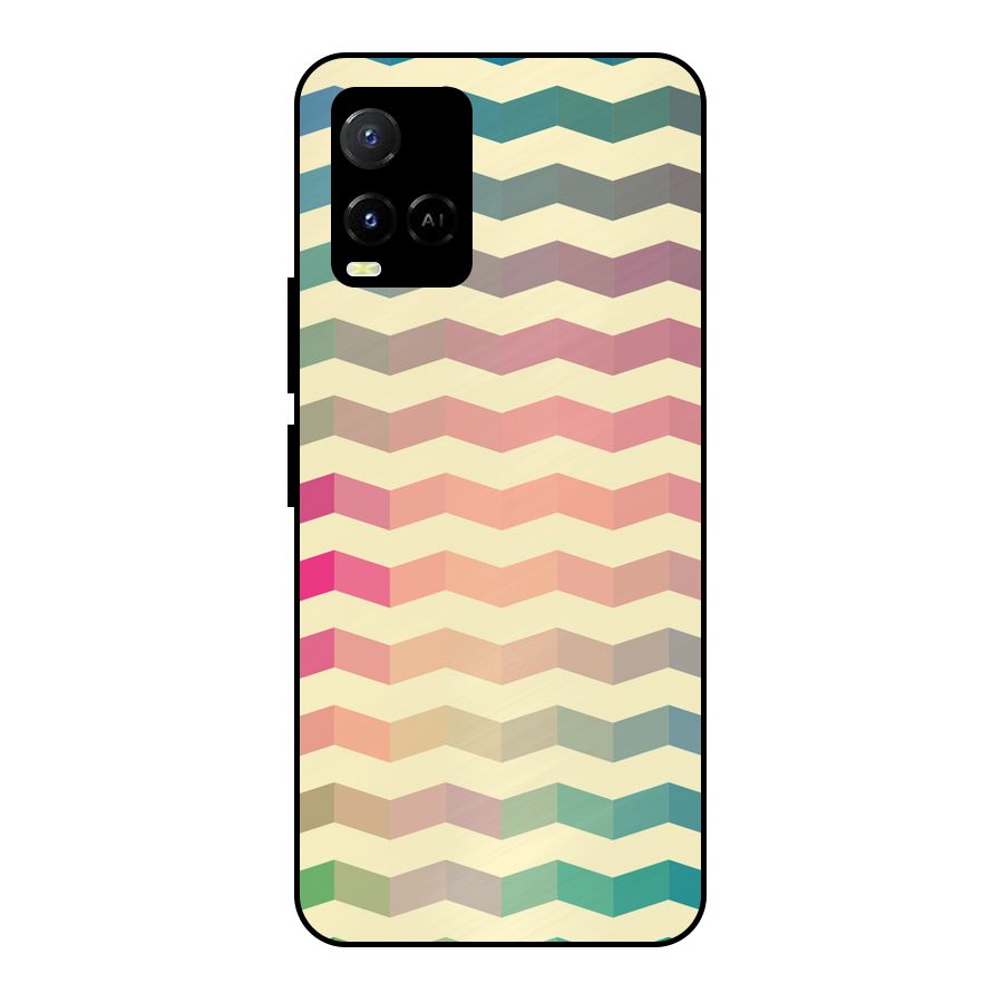 Seamless ZigZag Design Metal Back Case for Vivo Y21