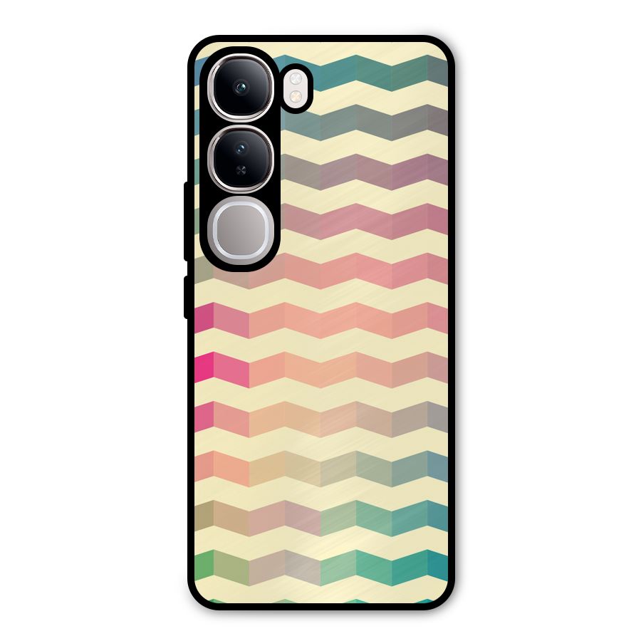 Seamless ZigZag Design Metal Back Case for Vivo Y300
