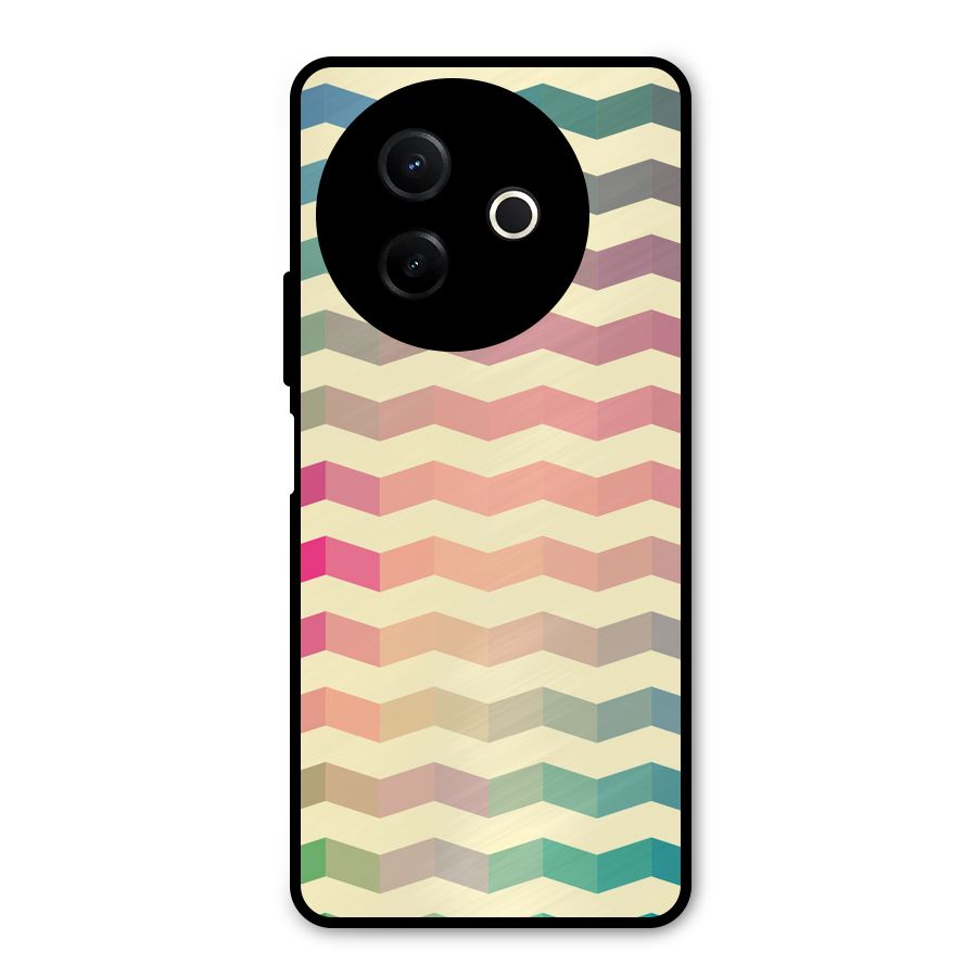 Seamless ZigZag Design Metal Back Case for Vivo Y39