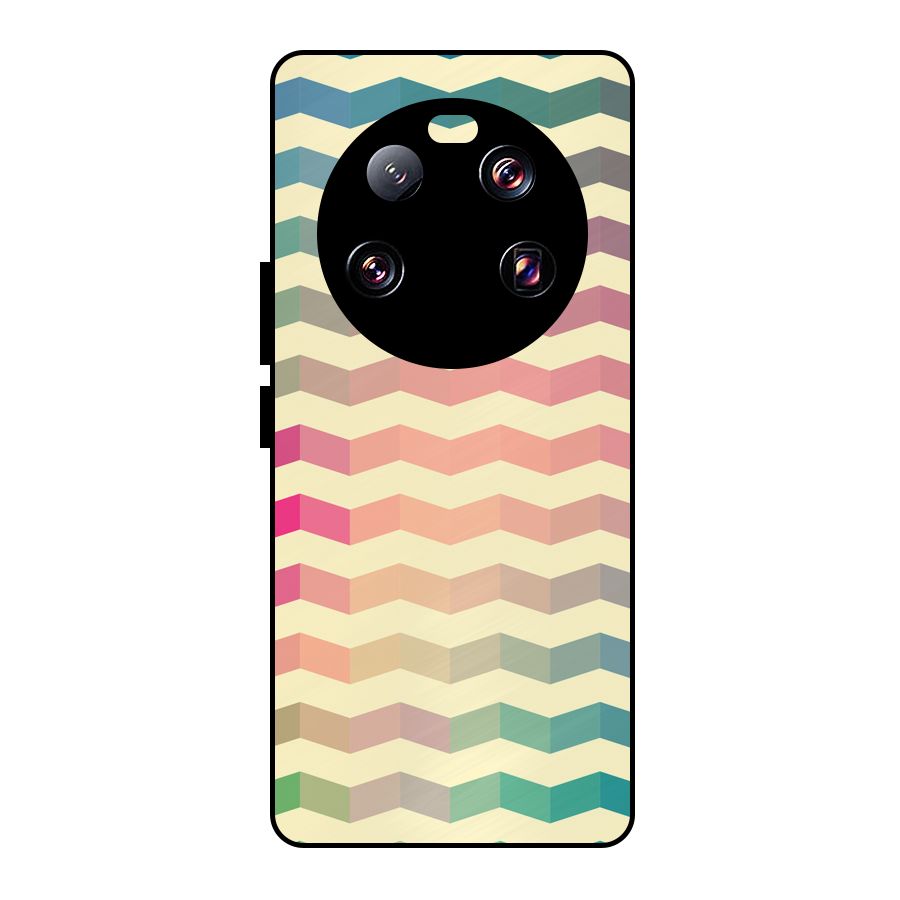 Seamless ZigZag Design Metal Back Case for Xiaomi 13 Ultra