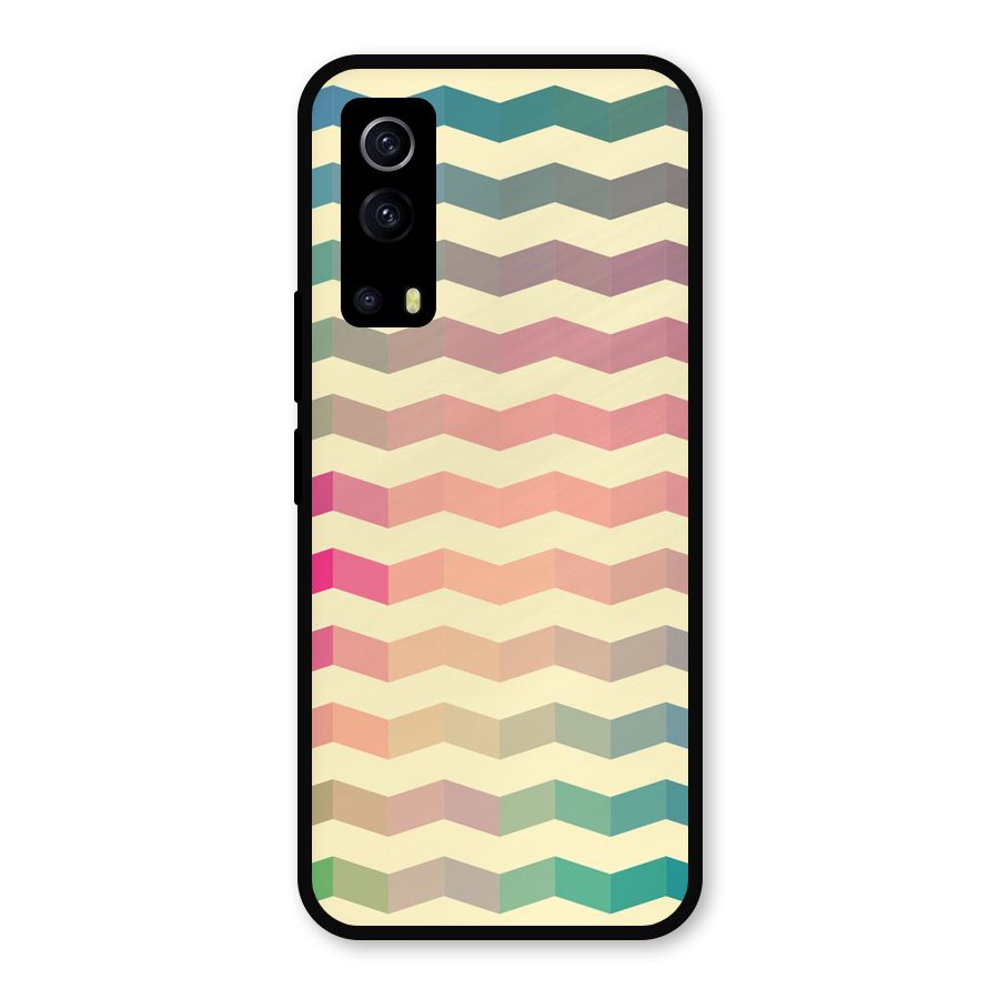 Seamless ZigZag Design Metal Back Case for iQOO Z3