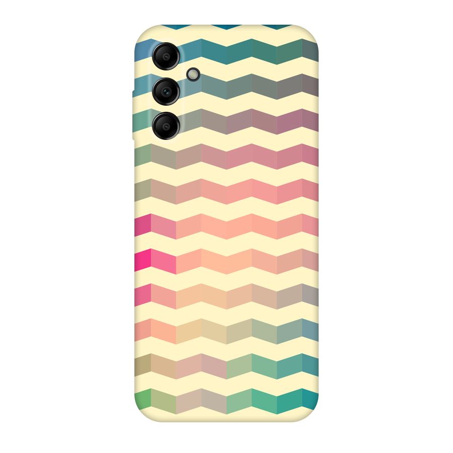 Seamless ZigZag Design Original Polycarbonate Back Case for Galaxy A14 5G