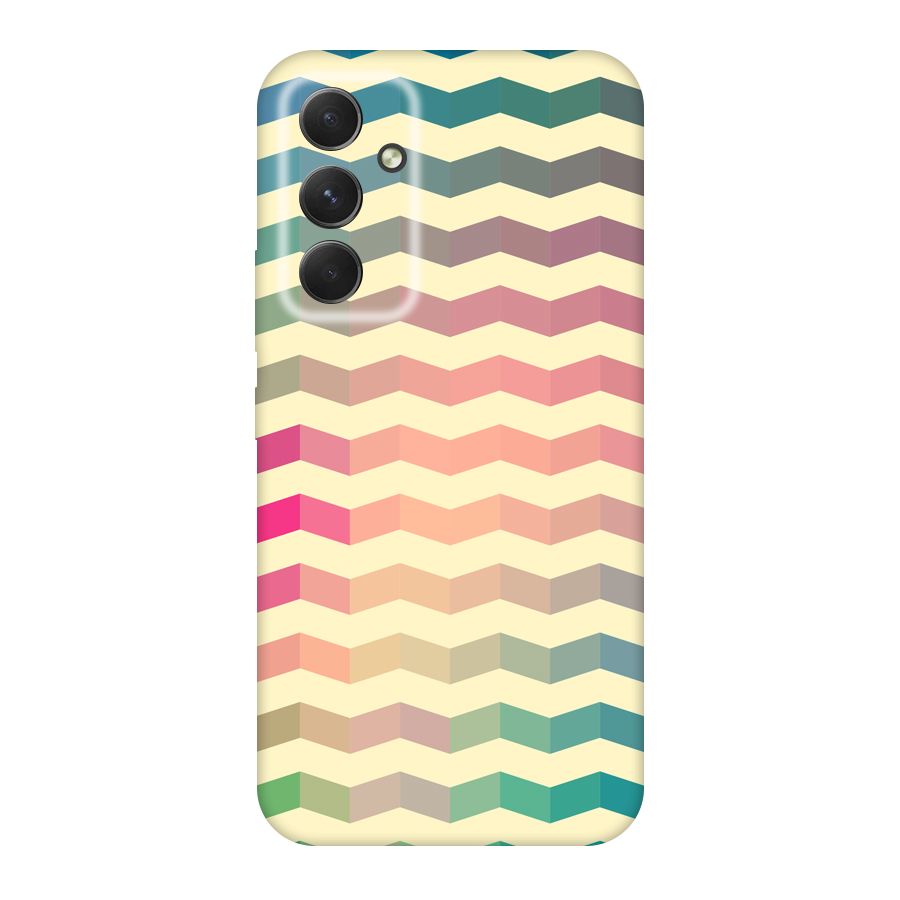 Seamless ZigZag Design Original Polycarbonate Back Case for Galaxy A54