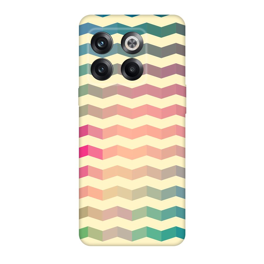 Seamless ZigZag Design Original Polycarbonate Back Case for OnePlus 10T