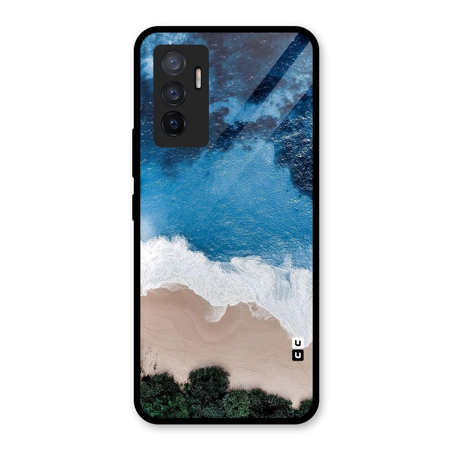 Seaside Glass Back Case for Vivo V23e