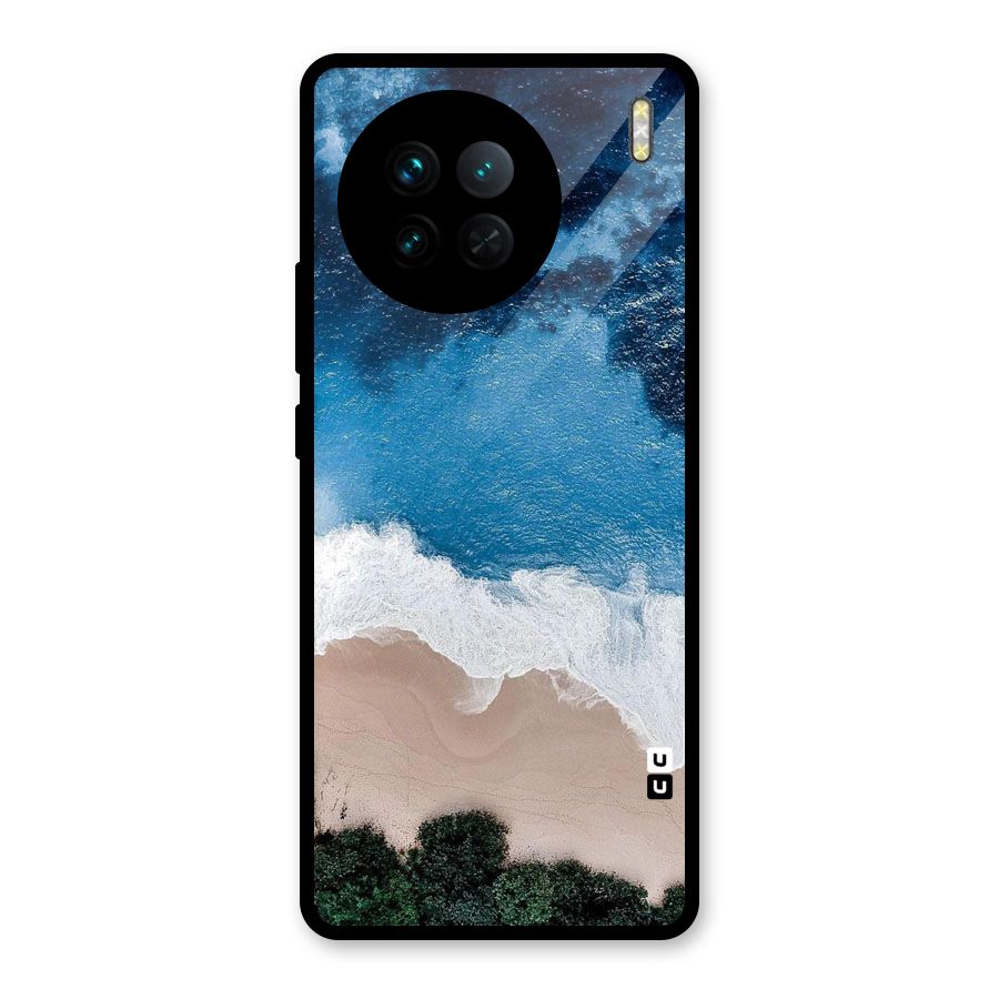 Seaside Glass Back Case for Vivo X90