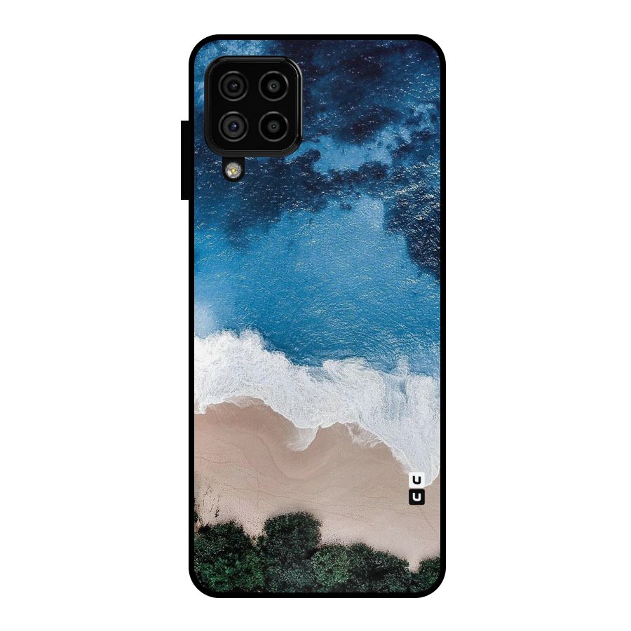 Seaside Metal Back Case for Galaxy A22 4G
