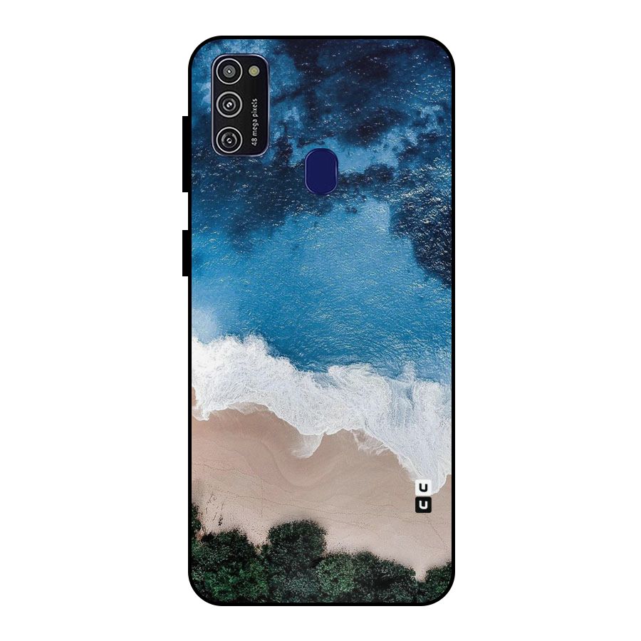 Seaside Metal Back Case for Galaxy M21