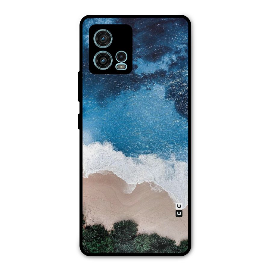 Seaside Metal Back Case for Moto G72