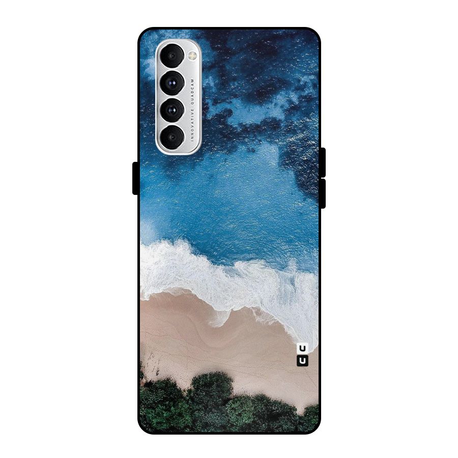 Seaside Metal Back Case for Oppo Reno4 Pro