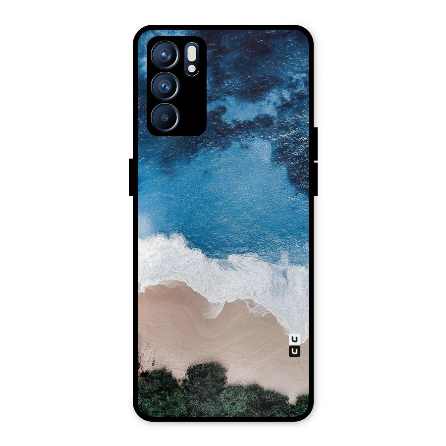 Seaside Metal Back Case for Oppo Reno6 5G