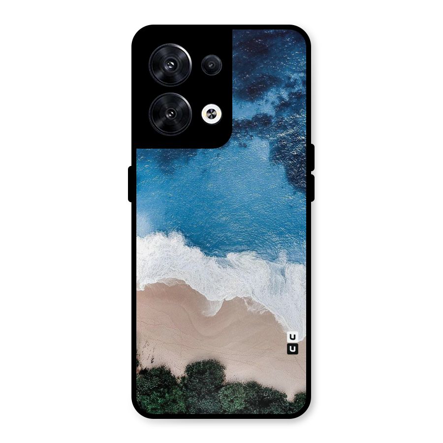 Seaside Metal Back Case for Oppo Reno8 5G