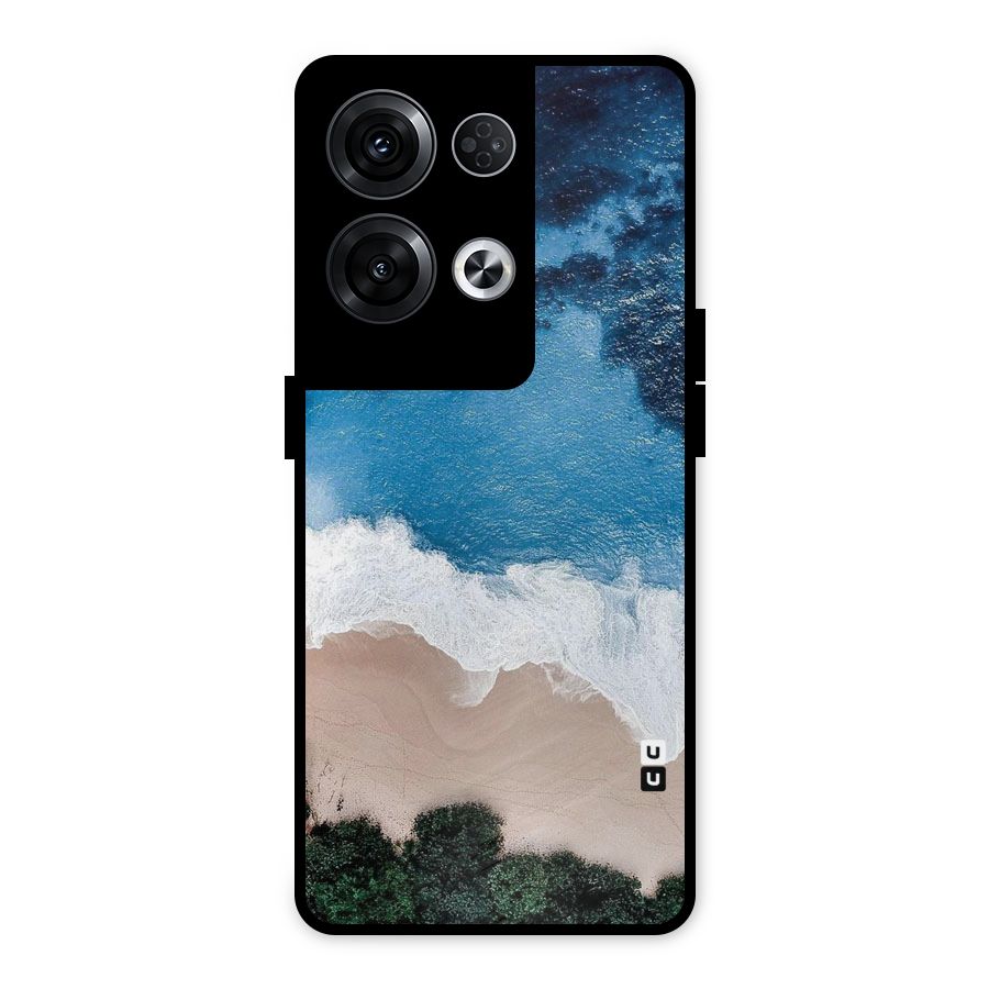 Seaside Metal Back Case for Oppo Reno8 Pro 5G