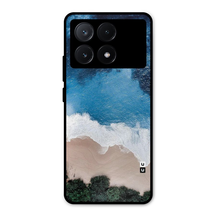 Seaside Metal Back Case for Poco X6 Pro