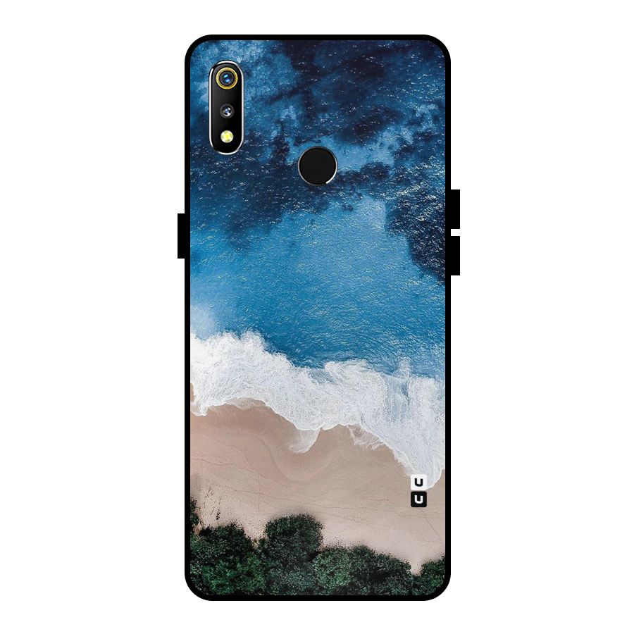 Seaside Metal Back Case for Realme 3i