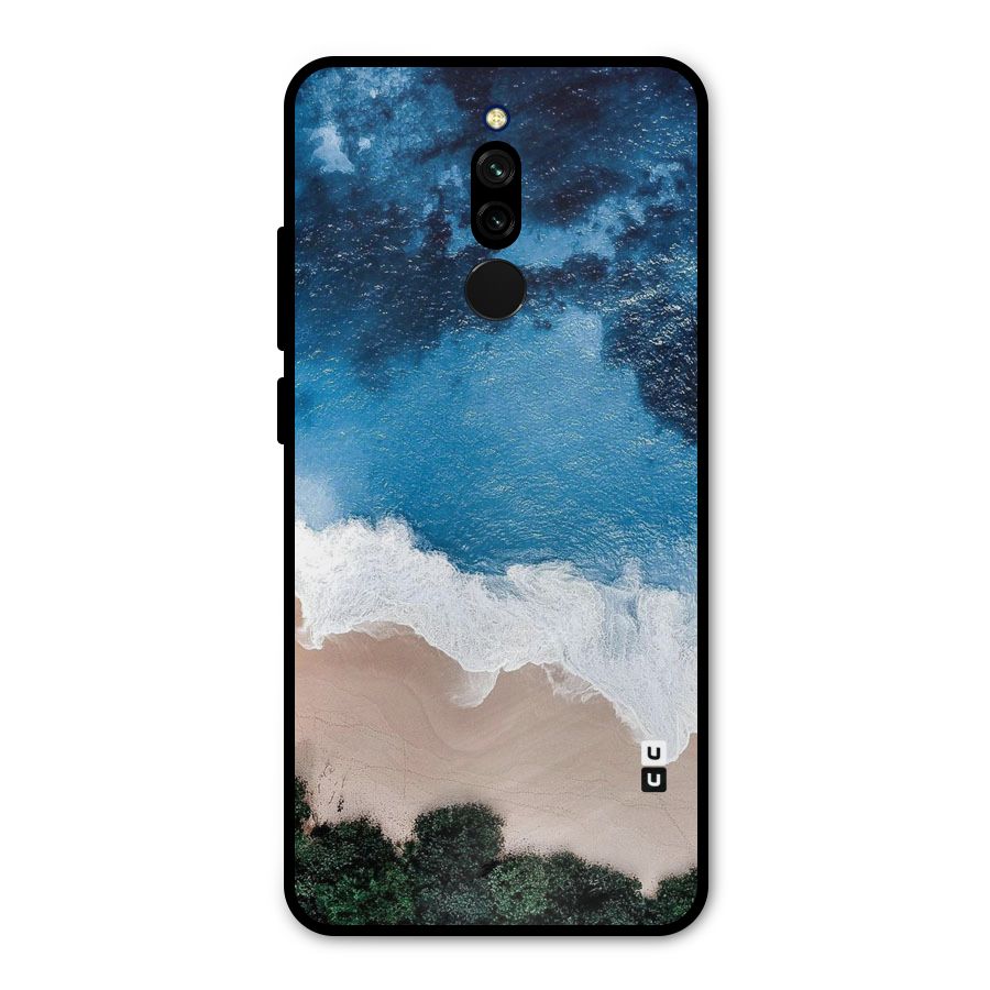 Seaside Metal Back Case for Redmi 8