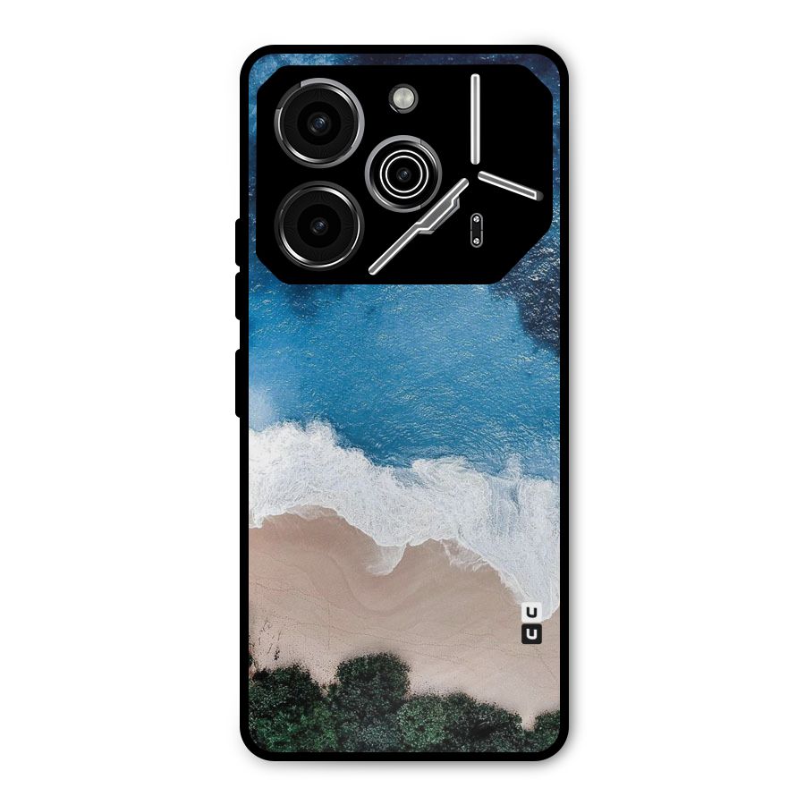 Seaside Metal Back Case for Tecno Pova 6 Pro