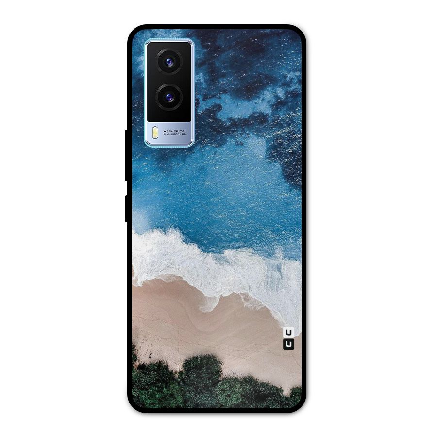 Seaside Metal Back Case for Vivo V21e 5G