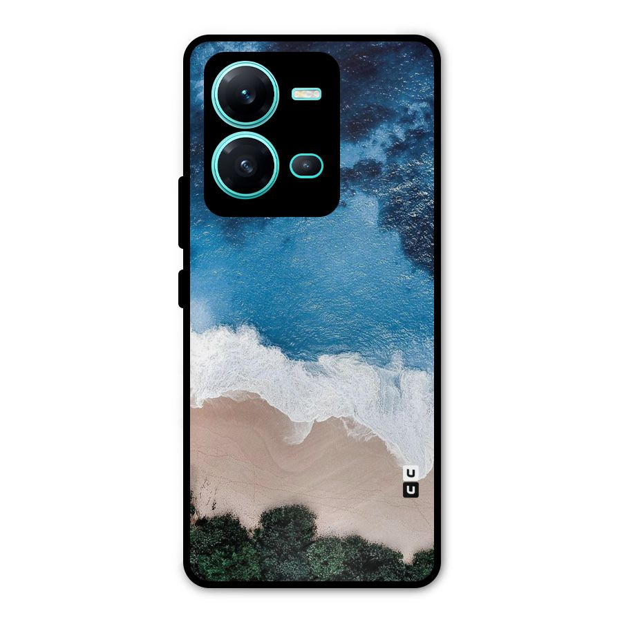Seaside Metal Back Case for Vivo V25