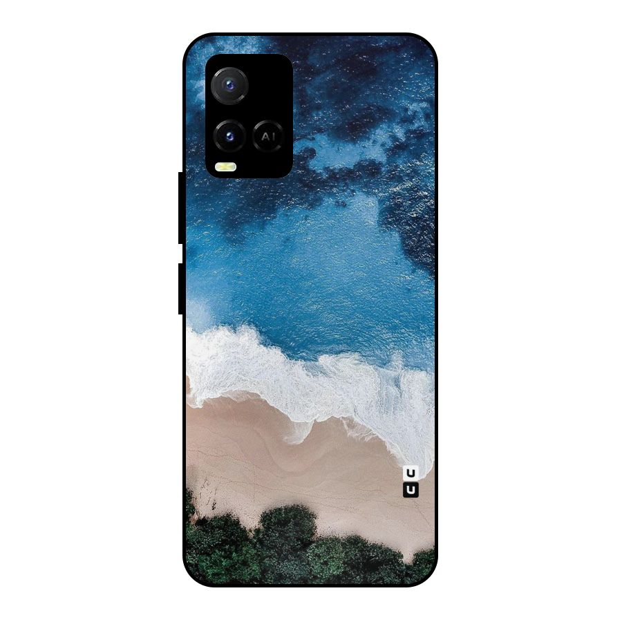 Seaside Metal Back Case for Vivo Y21