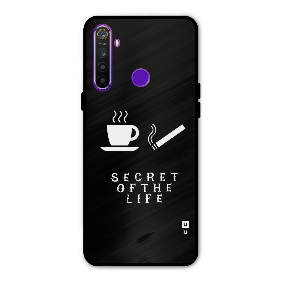 Secrate of Life Glass Back Case for Realme 5s