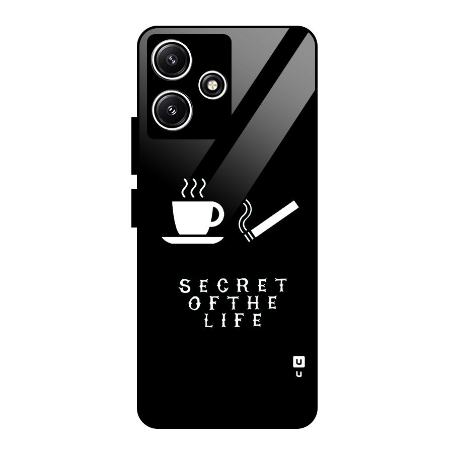 Secrate of Life Glass Back Case for Redmi 12 5G