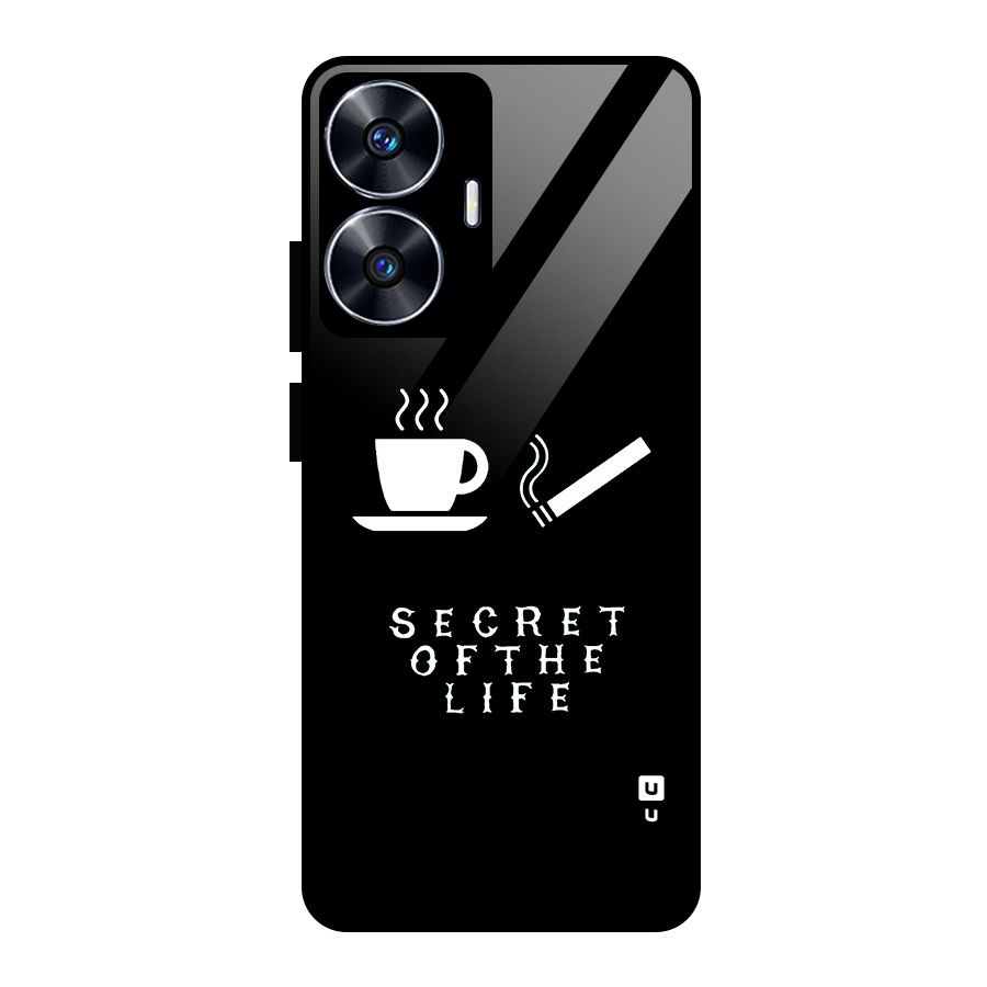 Secrate of Life Glass Back Case for realme C55