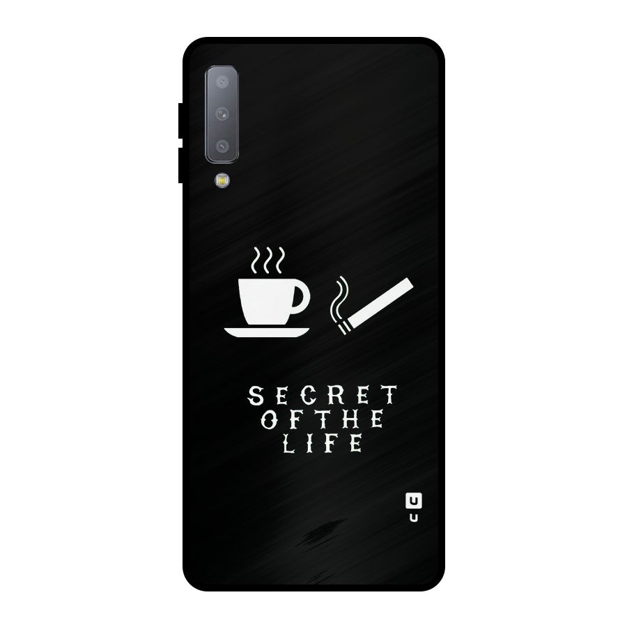 Secrate of Life Metal Back Case for Galaxy A7 (2018)