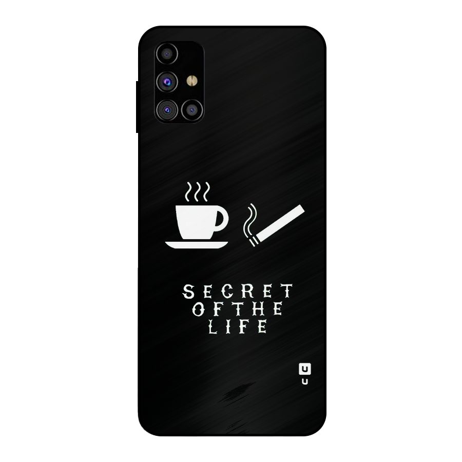 Secrate of Life Metal Back Case for Galaxy M31s