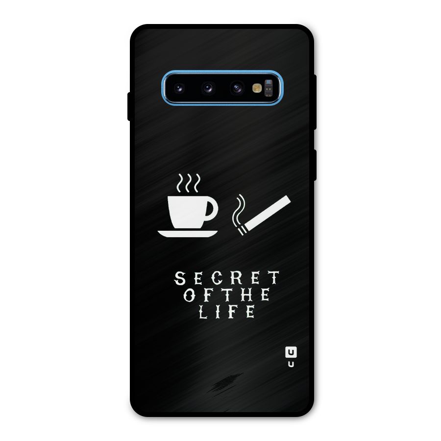 Secrate of Life Metal Back Case for Galaxy S10