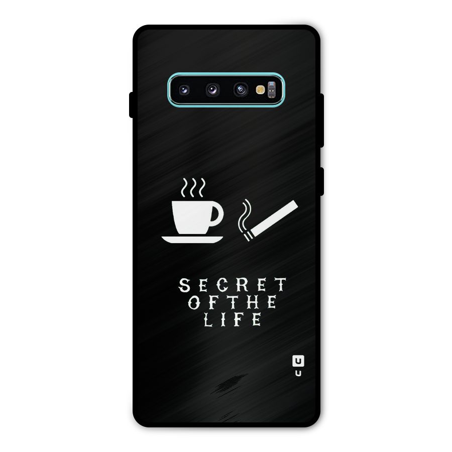 Secrate of Life Metal Back Case for Galaxy S10 Plus