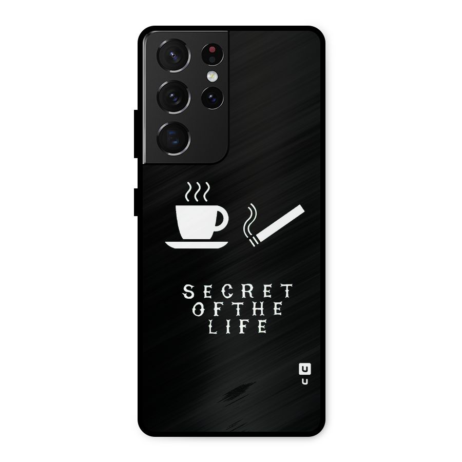 Secrate of Life Metal Back Case for Galaxy S21 Ultra 5G