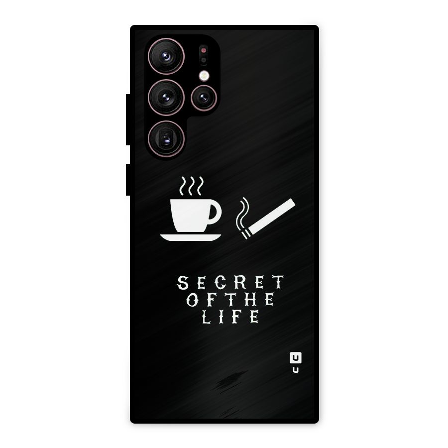 Secrate of Life Metal Back Case for Galaxy S22 Ultra 5G