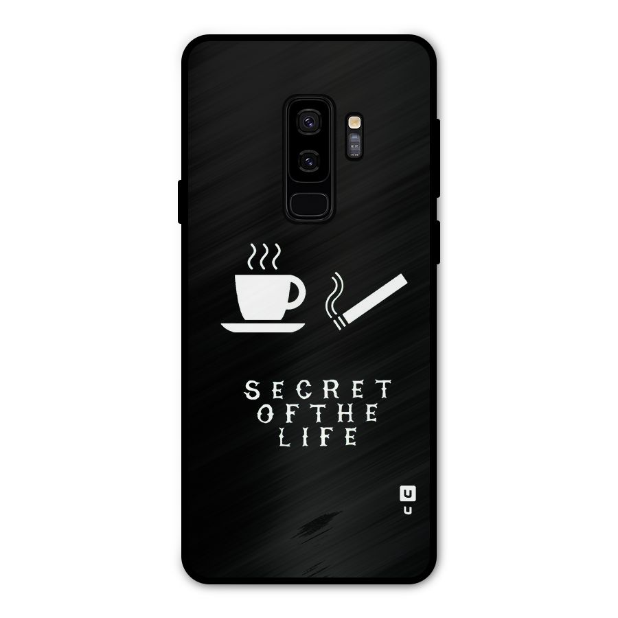 Secrate of Life Metal Back Case for Galaxy S9 Plus